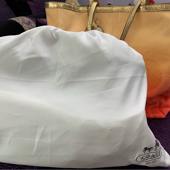 Limited edition Coach Jumbo Tye Dye Tote/Beach Bag - Picture 12 of 14